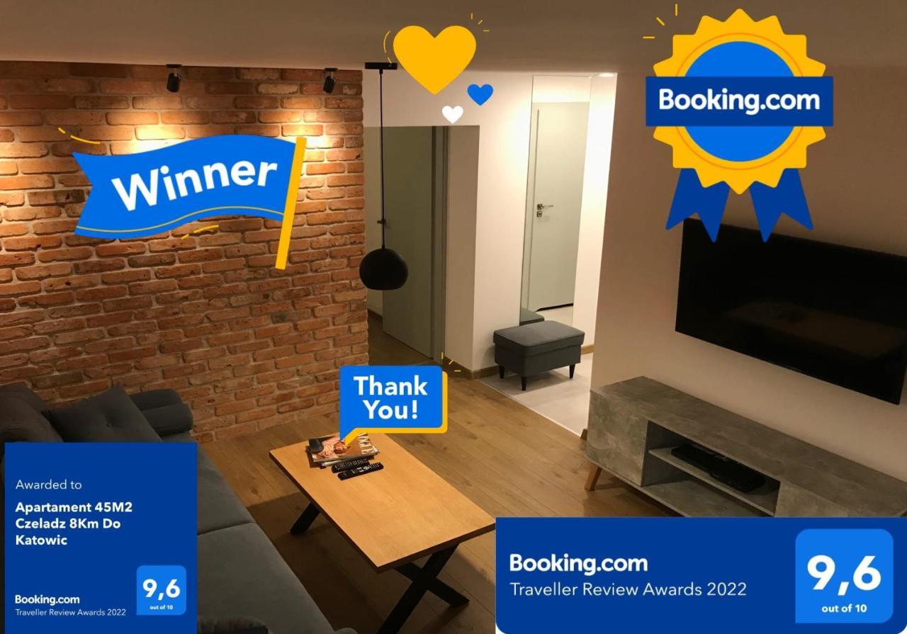 Apartament 45M2 Czeladz 8Km Do Katowic Екстериор снимка